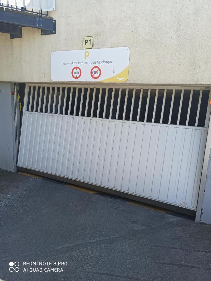 Port Studio Piscine, Parking, Prive,Navette Aeroport Agde Buitenkant foto