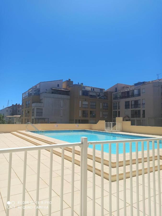 Port Studio Piscine, Parking, Prive,Navette Aeroport Agde Buitenkant foto