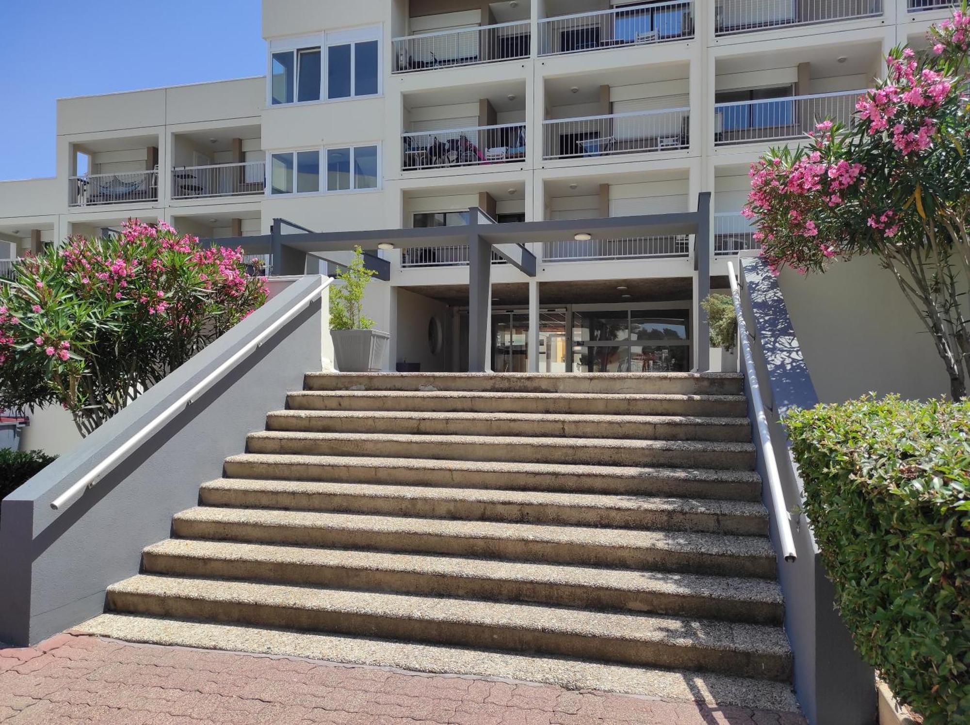 Port Studio Piscine, Parking, Prive,Navette Aeroport Agde Kamer foto